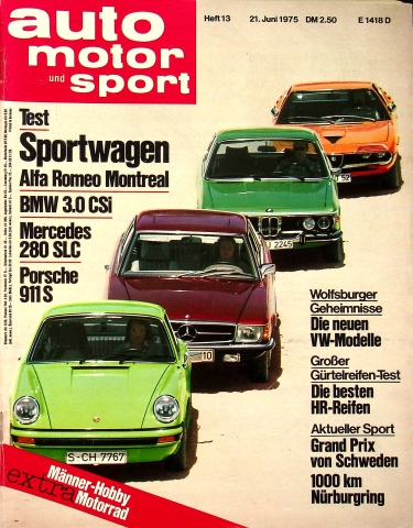 Deckblatt Auto Motor und Sport (13/1975)
